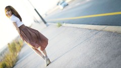 Woman asians models Korean Im Min Young