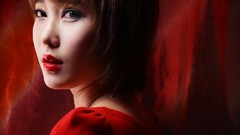 Woman asians models Korean Im Min Young