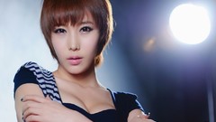 Woman asians models Korean Im Min Young