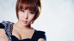 Woman asians models Korean Im Min Young