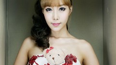 Woman asians models Korean Im Min Young