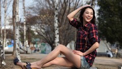 Woman asians models Korean Ju Da Ha