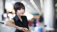 Woman asians models Korean Kang Yui