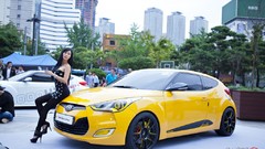 Woman asians models Korean Kim Ha Yul Hyundai Veloster