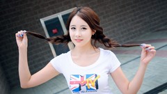 Woman asians models Korean Kim Ji Min