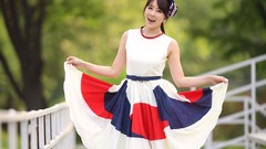 Woman asians models Korean Kim Ji Min