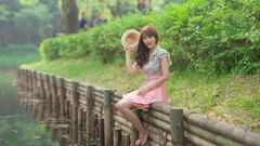 Woman asians models Korean Kim Ji Min