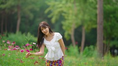 Woman asians models Korean Kim Ji Min