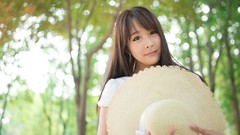 Woman asians models Korean Kim Ji Min