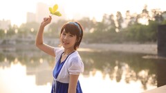 Woman asians models Korean Kim Ji Min