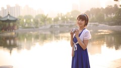 Woman asians models Korean Kim Ji Min