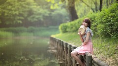 Woman asians models Korean Kim Ji Min