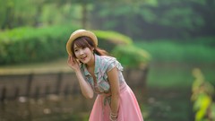 Woman asians models Korean Kim Ji Min