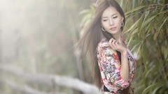 Woman asians models Korean Lee Ji Min