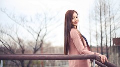 Woman asians models Korean Lee Ji Min