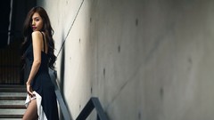 Woman asians models Korean Lee Ji Min