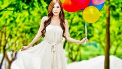 Woman asians models Korean Lee Ji Min