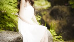 Woman asians models Korean Lee Ji Min