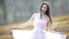 Woman asians models Korean Min Seo Hee