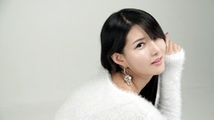 Woman asians models Korean Simple Background Cha Sun Hwa