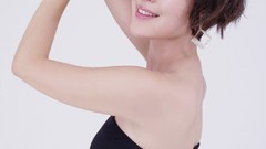 Woman asians models Korean Simple Background Hwang In Ji