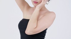 Woman asians models Korean Simple Background Hwang In Ji