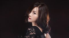 Woman asians models Korean Simple Background Im Ji Hye