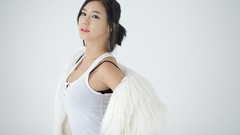 Woman asians models Korean Simple Background Kim Ha Yul