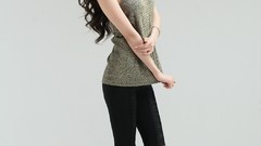 Woman asians models Korean Simple Background Lee Ji Min