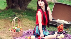 Woman asians models redheads