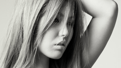 Woman asians monochrome After