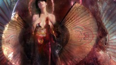 Woman asians oriental artwork digital art