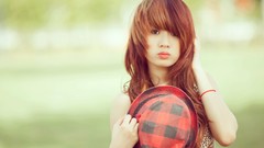 Woman asians redheads