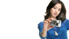 Woman asians Simple Background