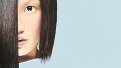 Woman asians Simple Background