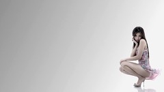 Woman asians Simple Background