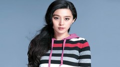 Woman asians Simple Background Fan Bingbing