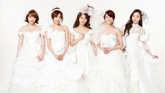 Woman asians smiling brunettes brides redheads Korean Simple 