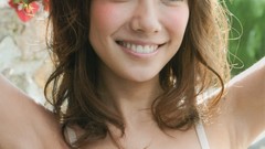 Woman asians smiling faces