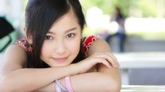 Woman asians smiling models