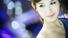 Woman asians smiling models Korean Song Jina