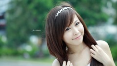 Woman asians smiling Viet Nam