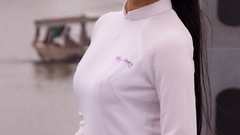 Woman asians smiling vietnamese Viet Nam