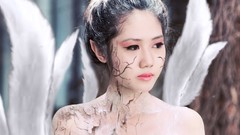 Woman asians tails cosplay fox girls