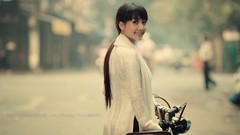 Woman asians Viet Nam ao dai