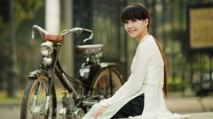 Woman asians Viet Nam ao dai