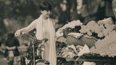 Woman asians Viet Nam ao dai