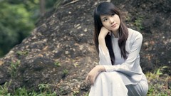 Woman asians vietnamese depth of field Viet Nam Cure Girl