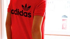 Woman ass Adidas models