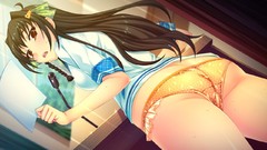 Woman ass Anime drawings legs anime girls brunettes ecchi 